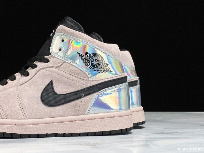 Rep Iridescent Powder Jordan Mid Air Dirty (W) BQ6472-602 1 0729